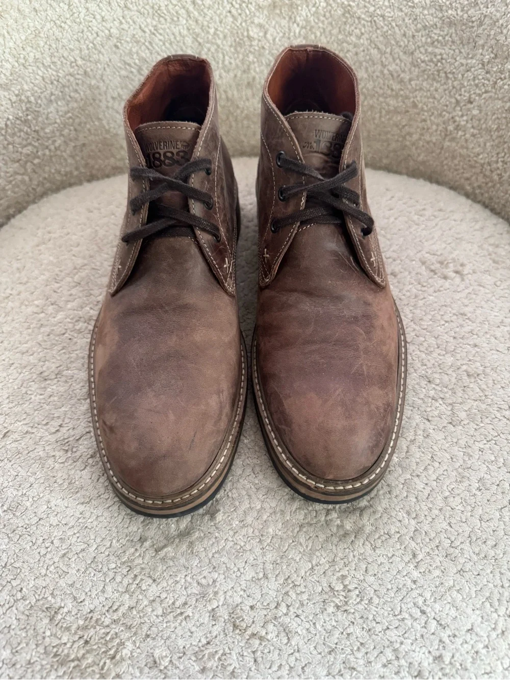Wolverine 1883 Francisco Chukka Boots Men’s 9 Brown Leather